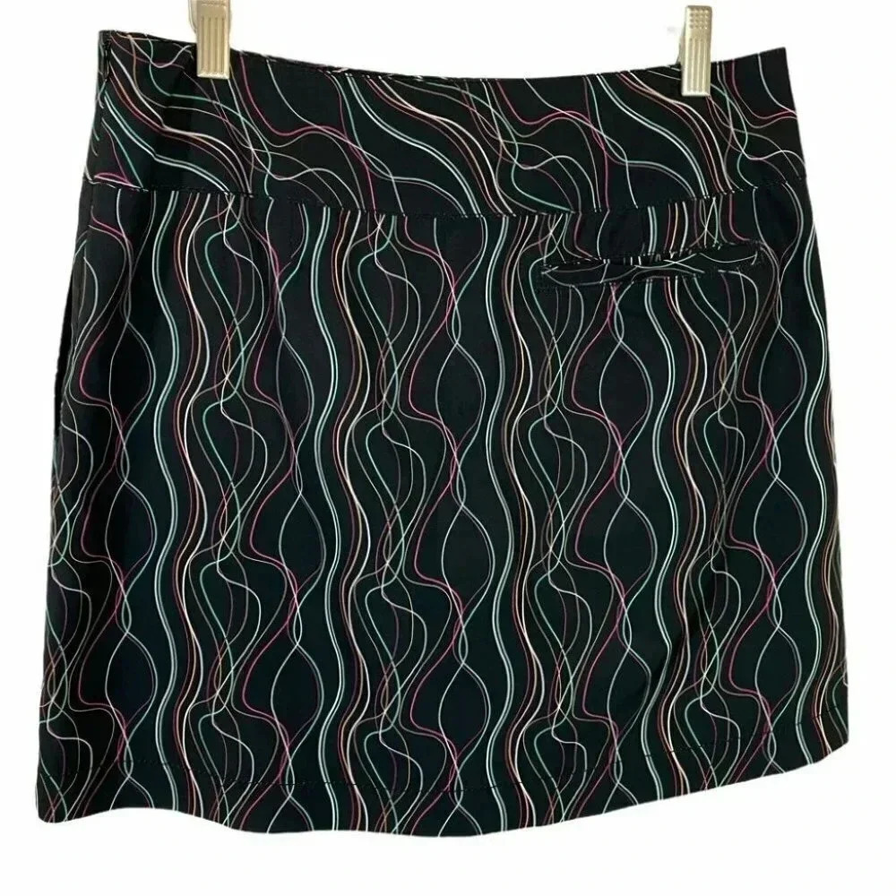 Cutter&Buck DryTec 6 blue & multicolor golf skort